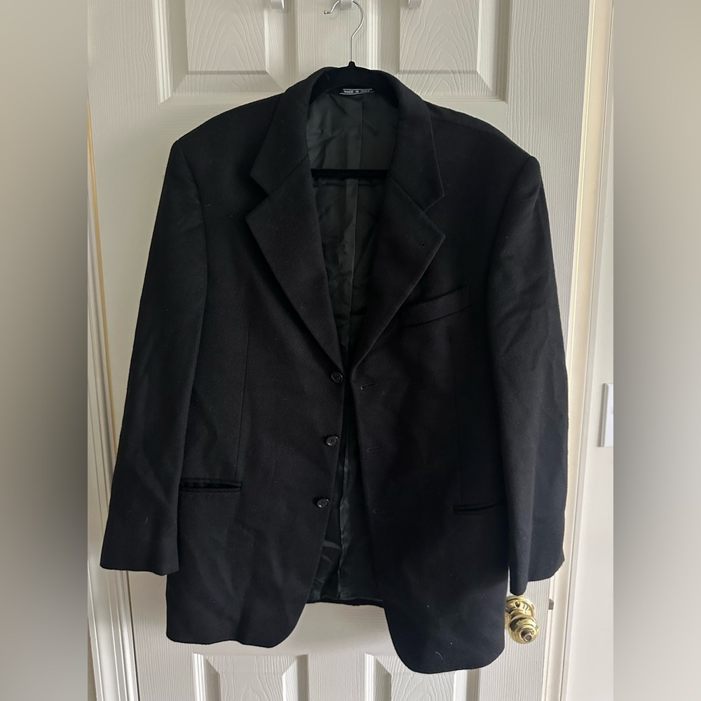 Today’s Man made in Italy blazer 90% cashmere 10% wool black 40 regular